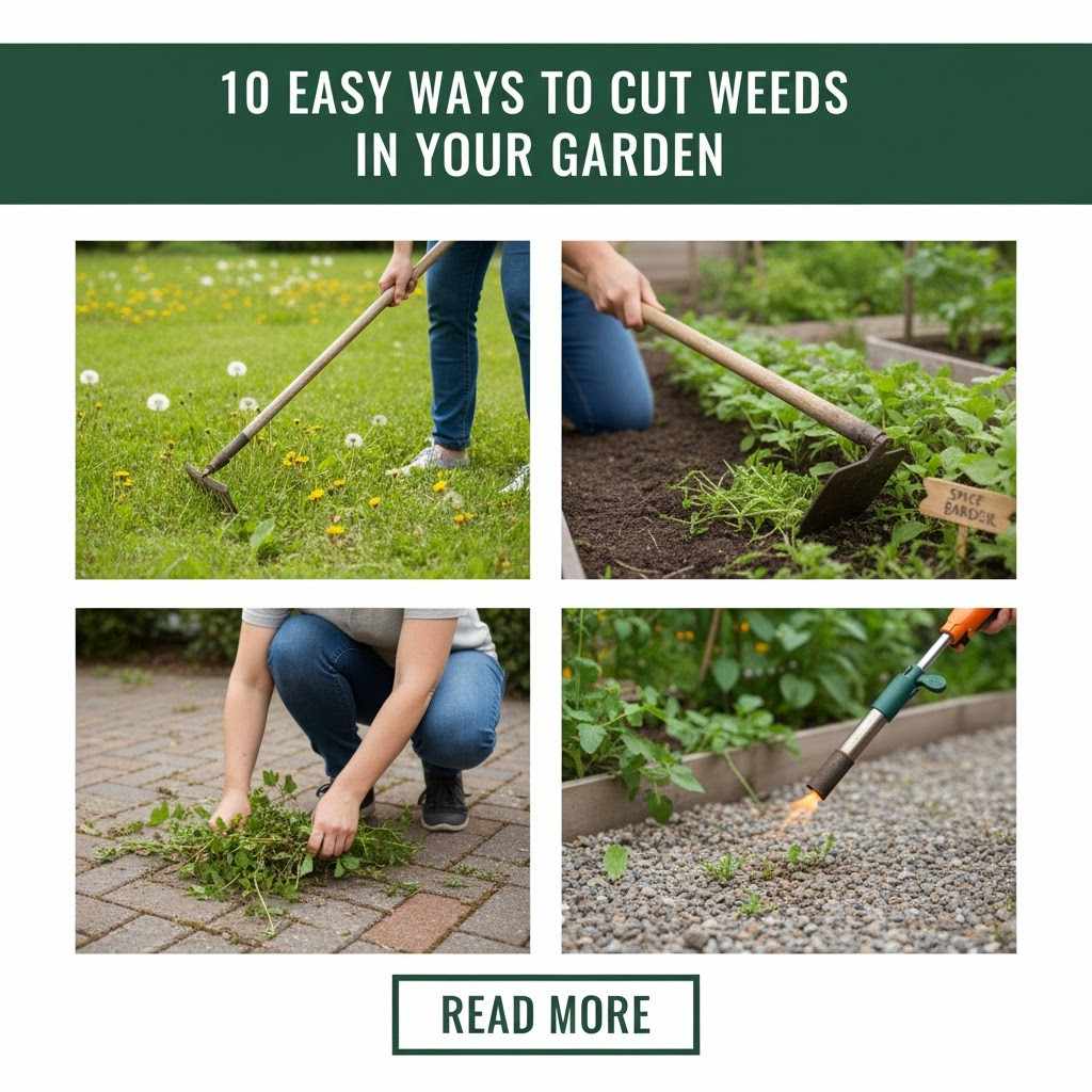 10 Easy Ways To Cut Weeds In Your Garden