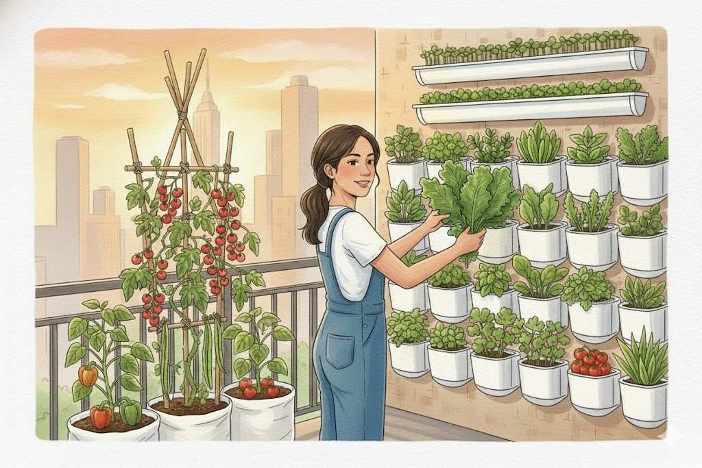 "Organic Gardening in Small Spaces