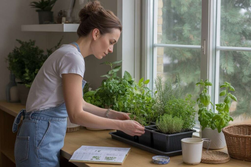 How to grow herbs indoors from seeds