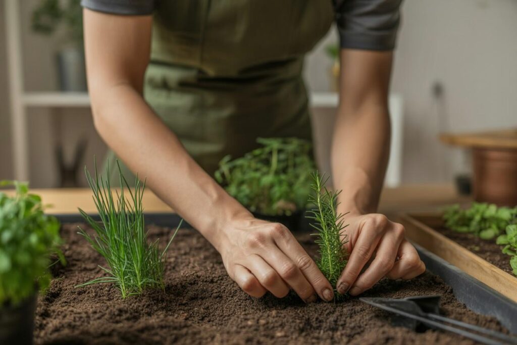 Indoor herb garden kit