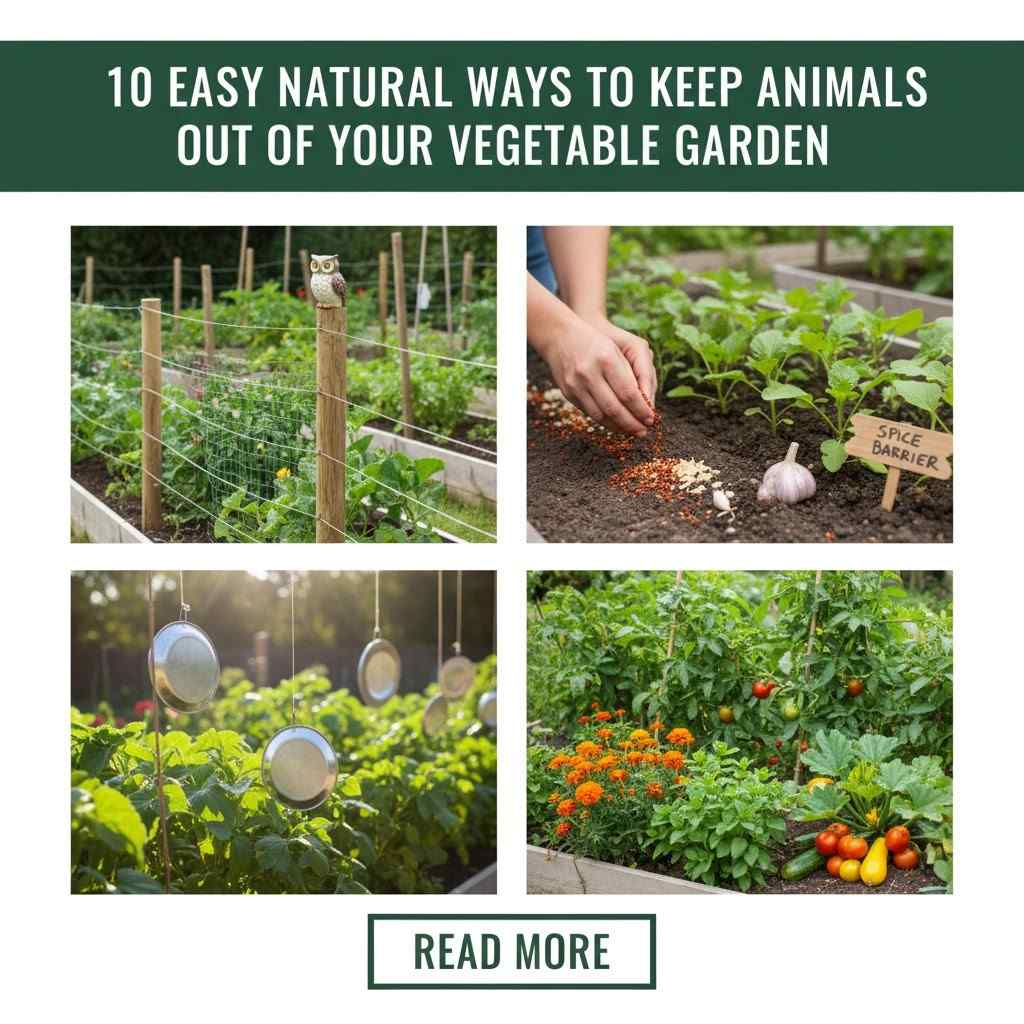 10 Easy Natural Ways to Keep Animals Out of Your Vegetable Garden