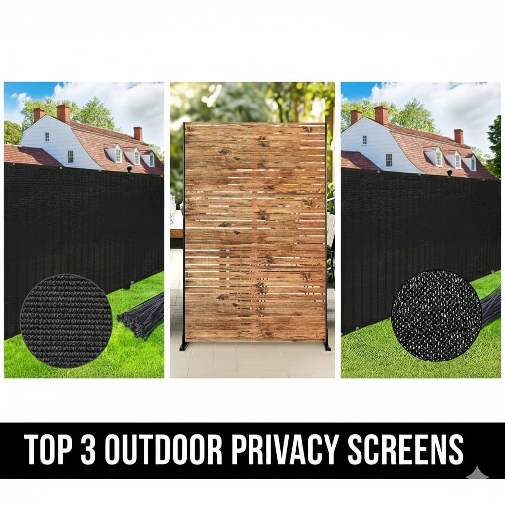 Top 3 Outdoor Privacy Screens of 2025: Create Your Private Oasis