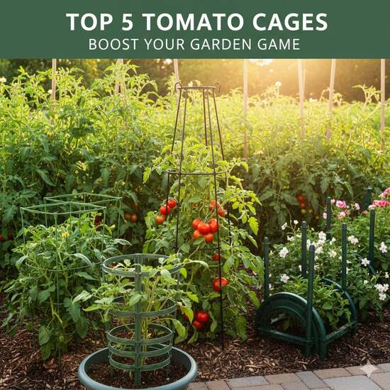 Top 5 Tomato Cages: Boost Your Garden Game
