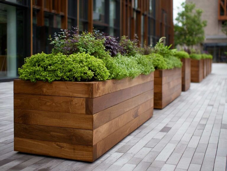 12 Extraordinary Wooden Planter Designs That Redefine Outdoor Elegance