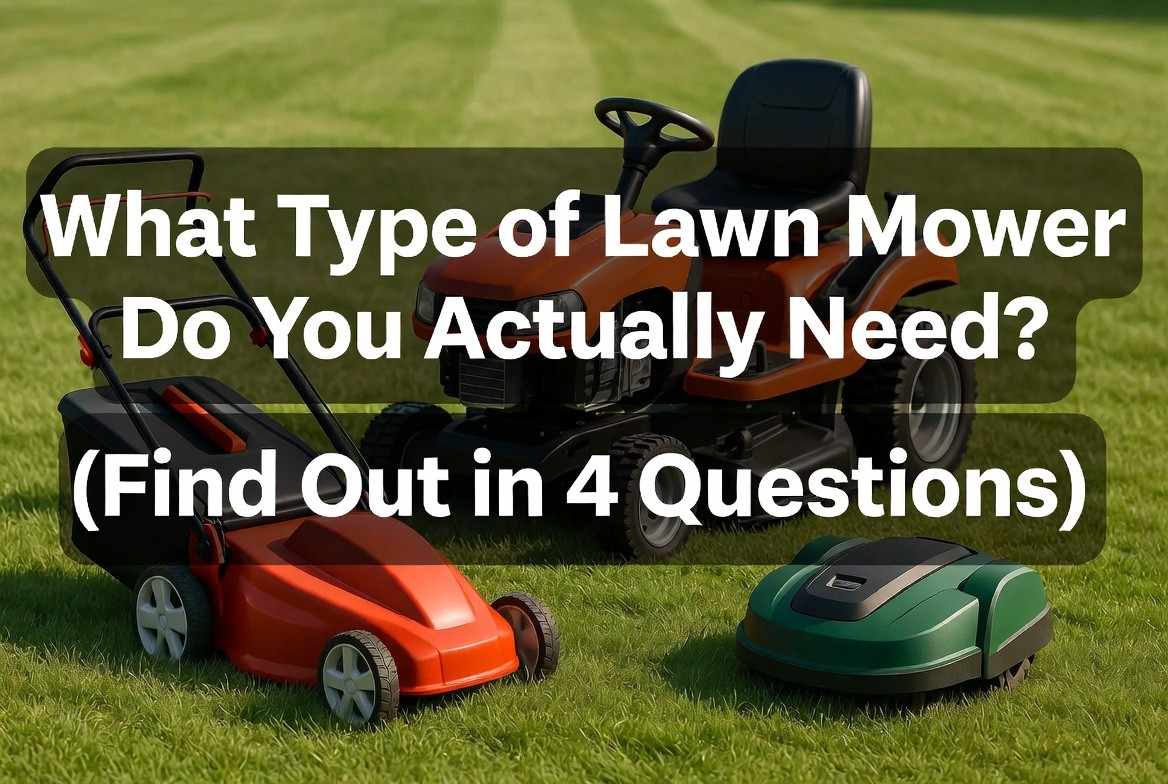 What Type of Lawn Mower Do You Actually Need? (Find Out in 4 Questions)