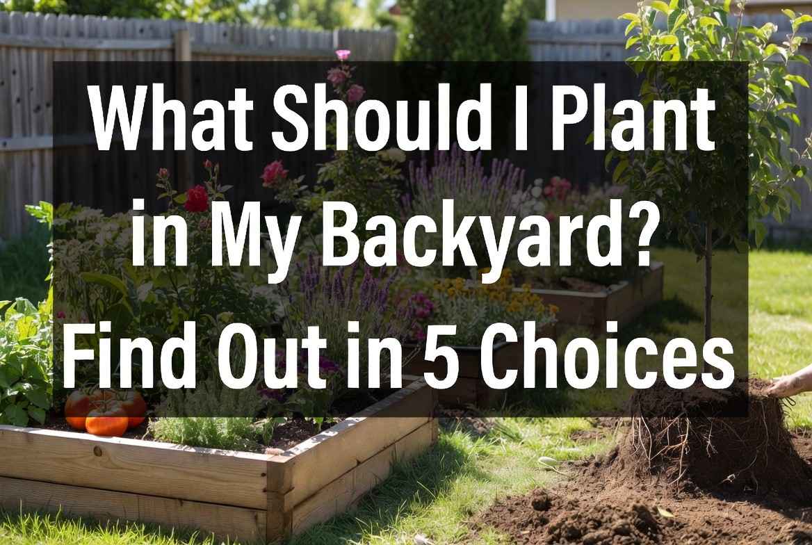 What Should I Plant in My Backyard? Find Out in 5 Choices
