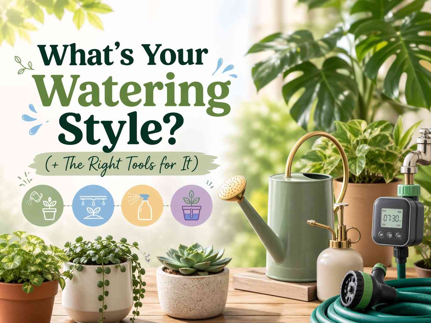 What's Your Watering Style? (+ The Right Tools)
